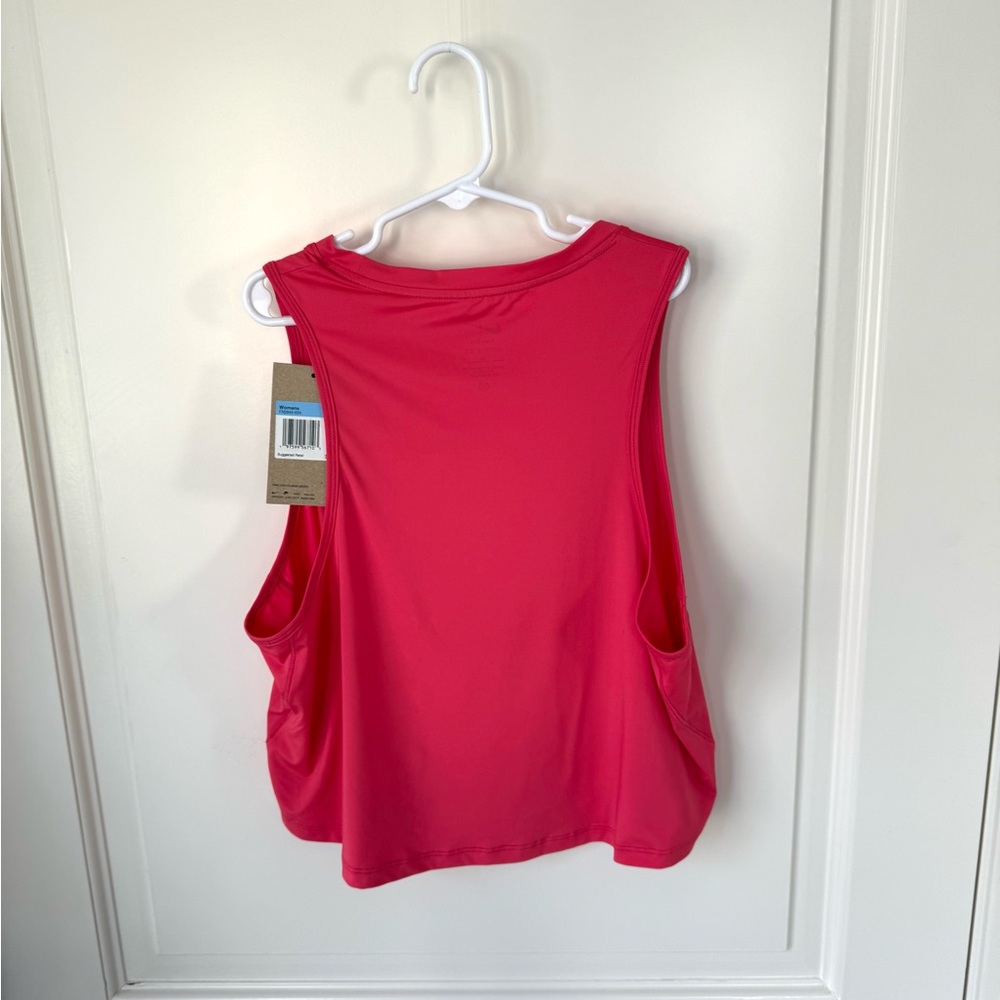 Nike One Classic Women's Dri-FIT Training Cropped Tank Top Pink MEIDUM New - Picture 2 of 11